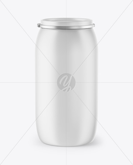 Matte Plastic Barrel Mockup