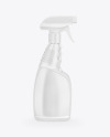 Glossy Spray Bottle Mockup