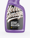 Glossy Spray Bottle Mockup