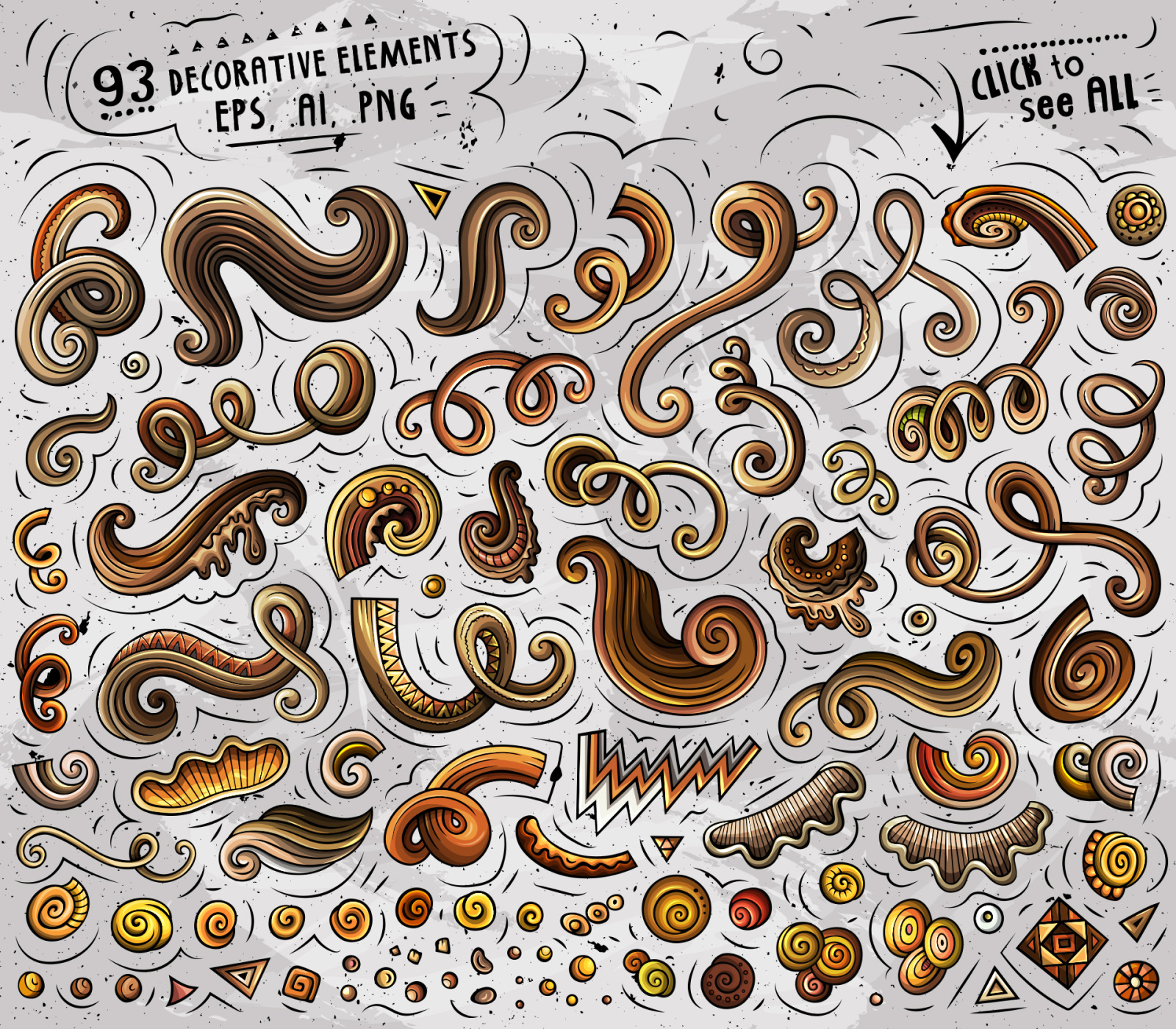 266 Coffee Cartoon Objects Set 266 Coffee Cartoon Objects Set