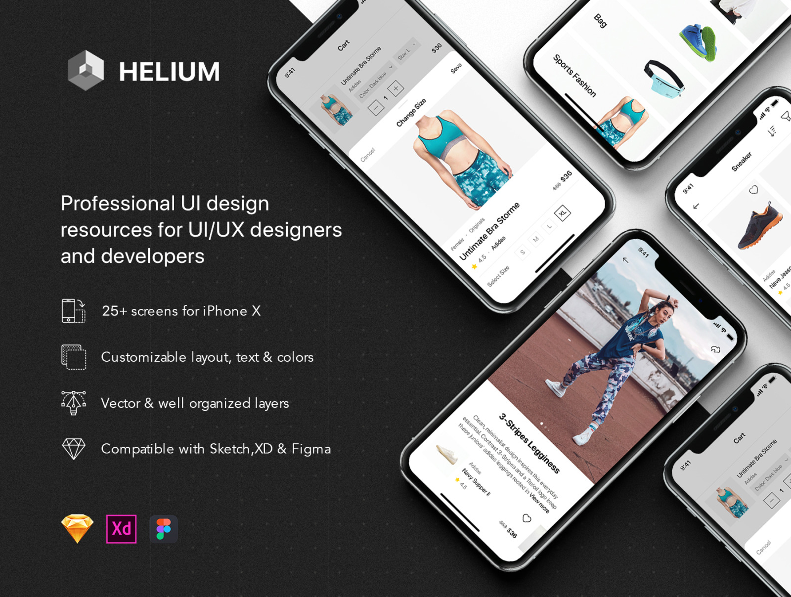 Helium - Fashion Shop UI Kit Helium - Fashion Shop UI Kit