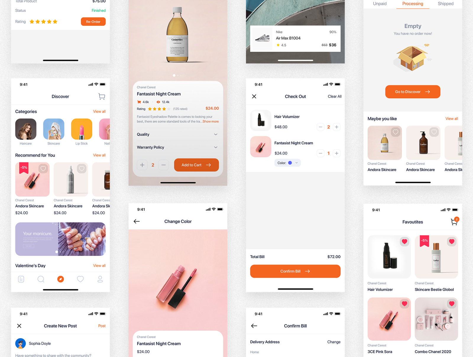 Blossom - Beauty UI Kit