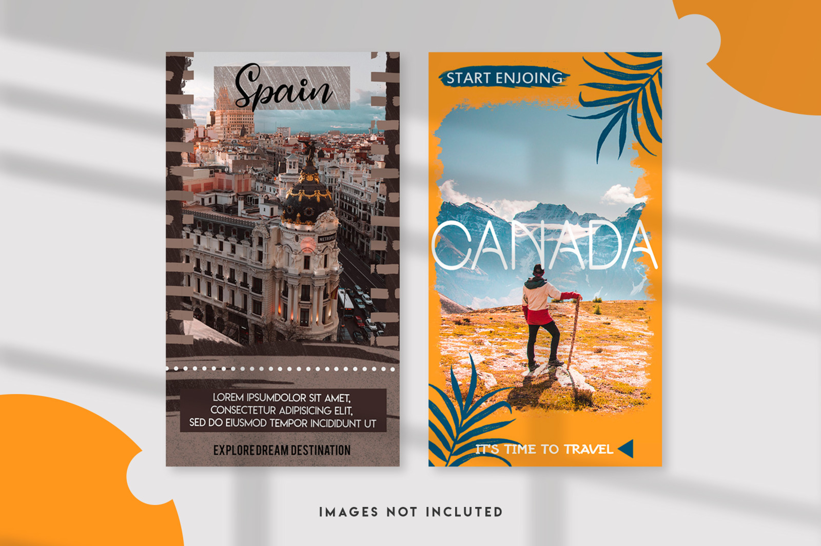 6 Travel instagram stories template set 6 Travel instagram stories template set