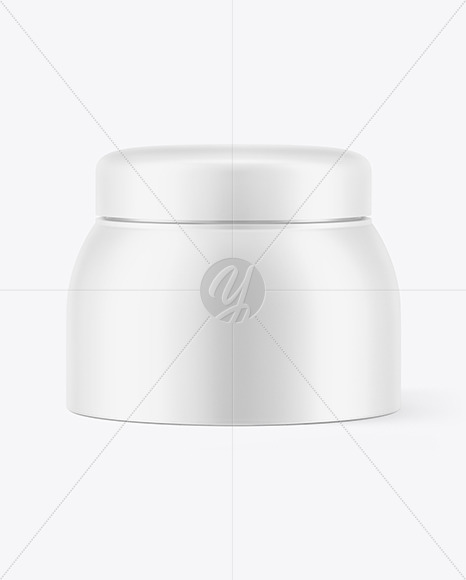 Matte Cream Jar Mockup