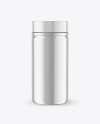 Metallized Protein Jar Mockup Metallized Protein Jar Mockup