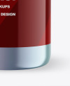 Metallized Protein Jar Mockup Metallized Protein Jar Mockup