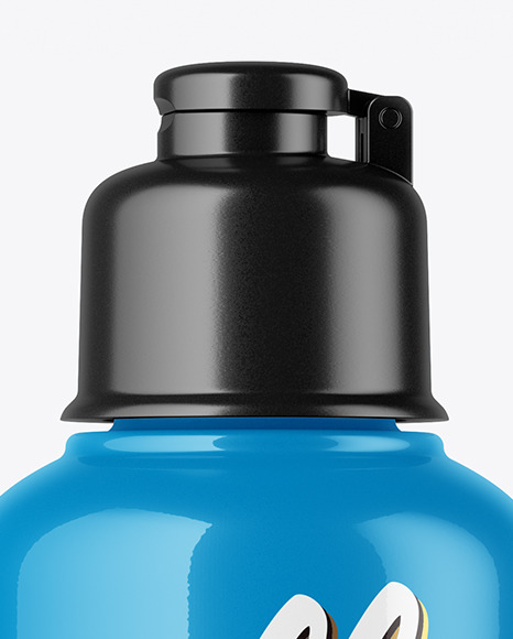 Glossy Cosmetic Bottle Mockup