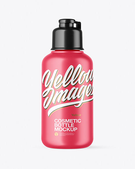 Matte Cosmetic Bottle Mockup