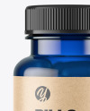 Blue Pills Bottle Mockup