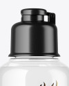 Clear Cosmetic Bottle Mockup