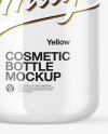 Clear Cosmetic Bottle Mockup