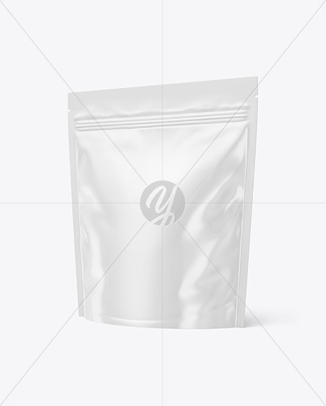 Glossy Stand-up Pouch Mockup