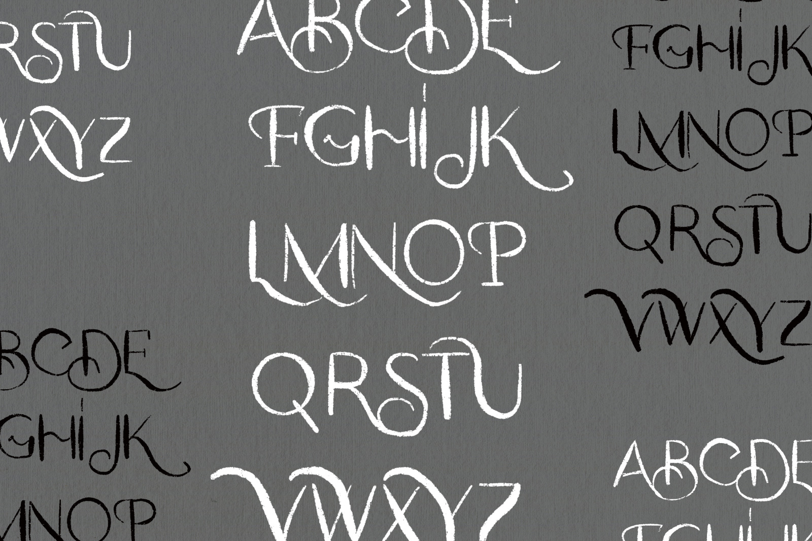 Texture Lettering Set for Procreate Texture Lettering Set for Procreate