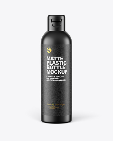 Matte Cosmetic Bottle Mockup