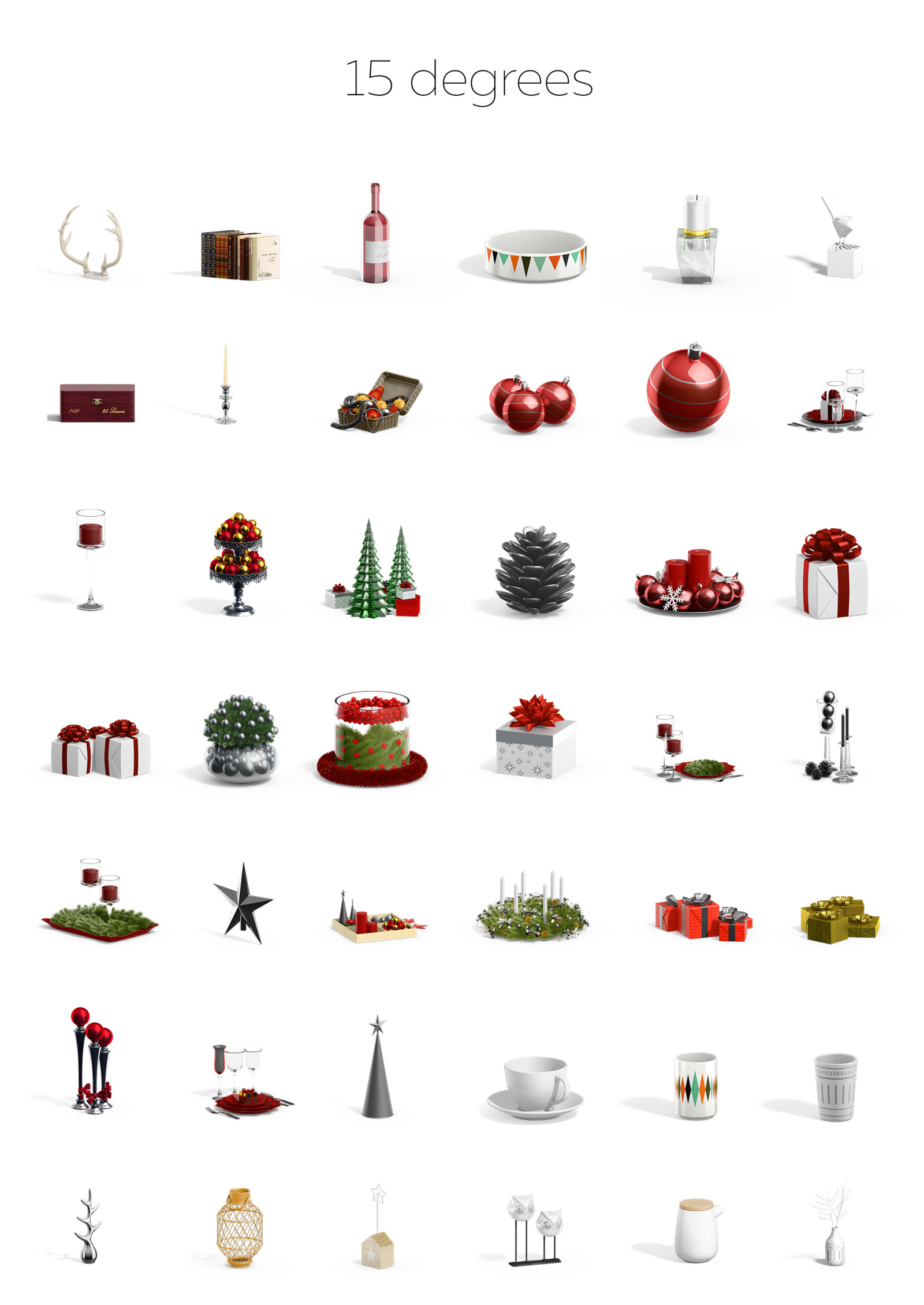 Christmas collection. 138 New Year decorations + 10 patterns Christmas collection. 138 New Year decorations + 10 patterns