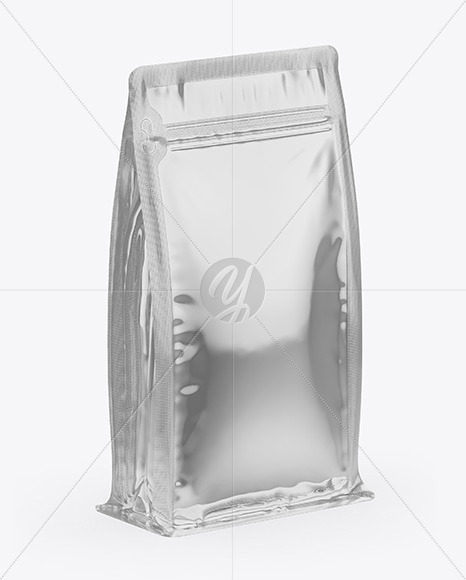 Metallic Coffee Bag - Half Side View