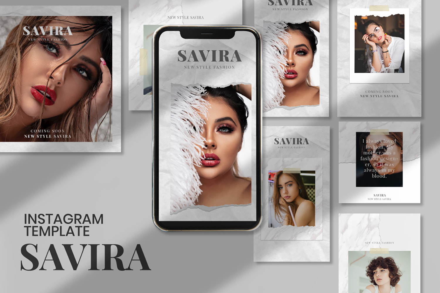 Savira Instagram Template