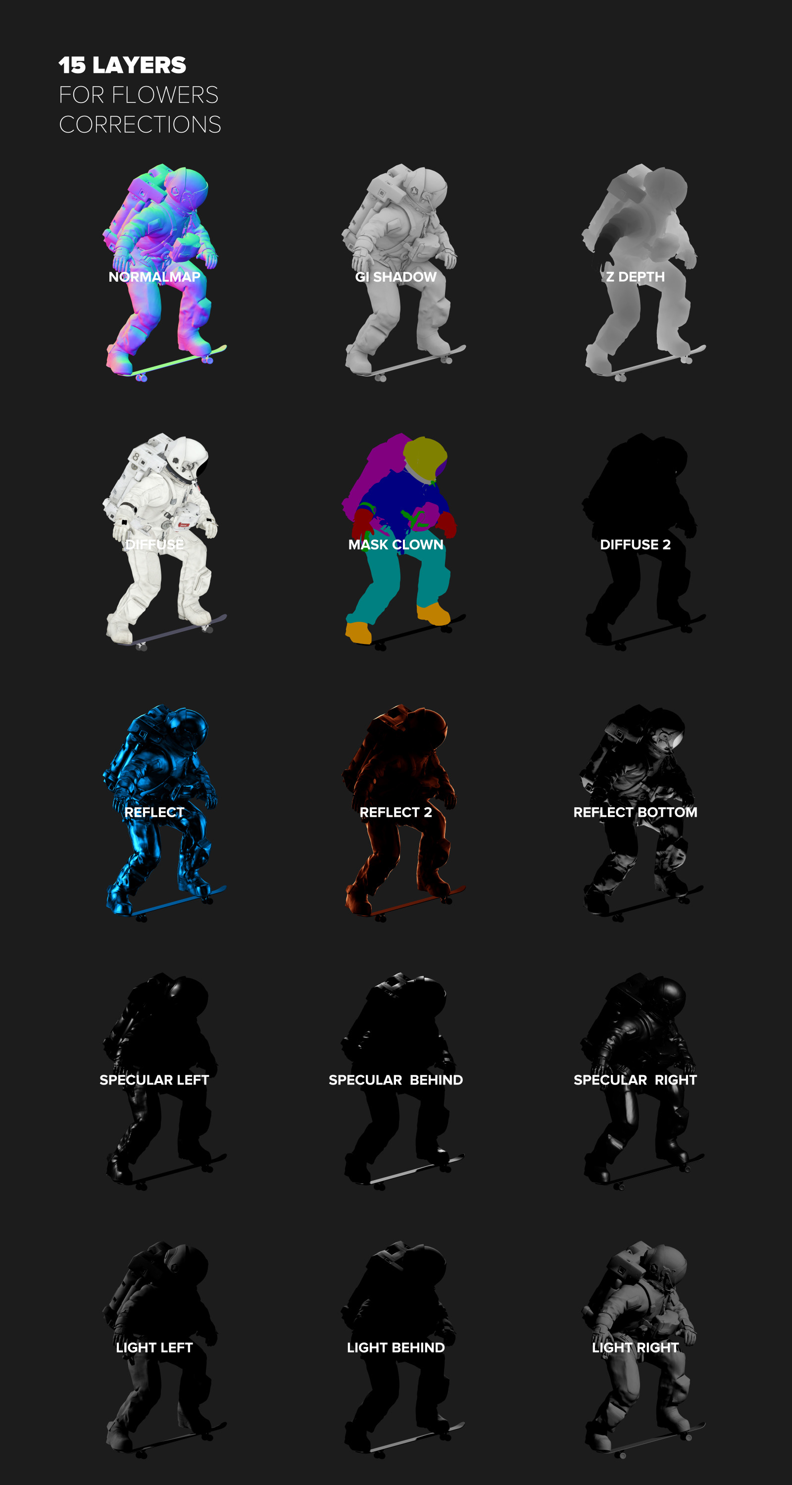 3D Mockup Space Astronaut #29 3D Mockup Space Astronaut #29