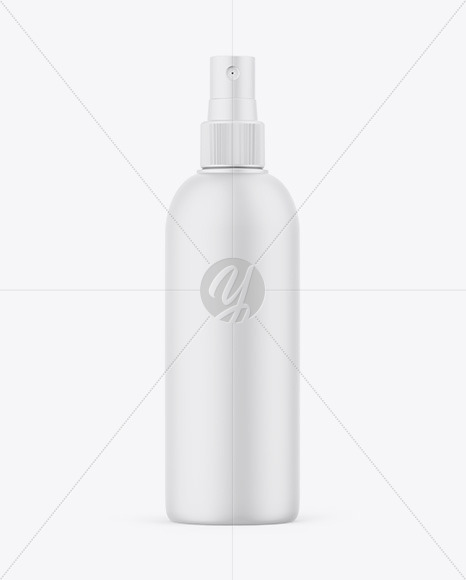 Matte Spray Bottle Mockup