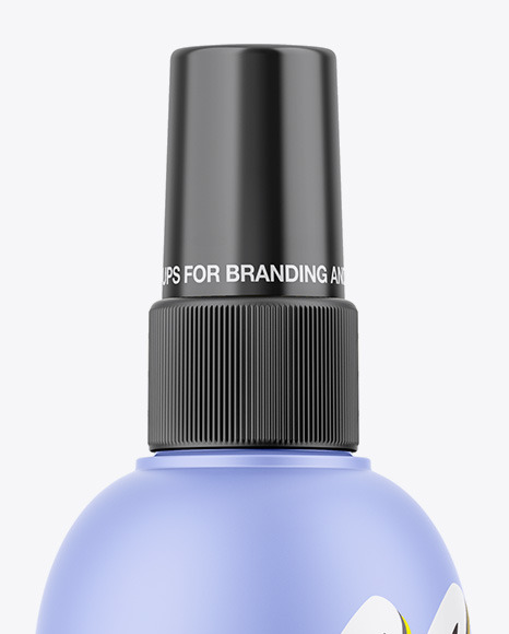 Matte Spray Bottle Mockup