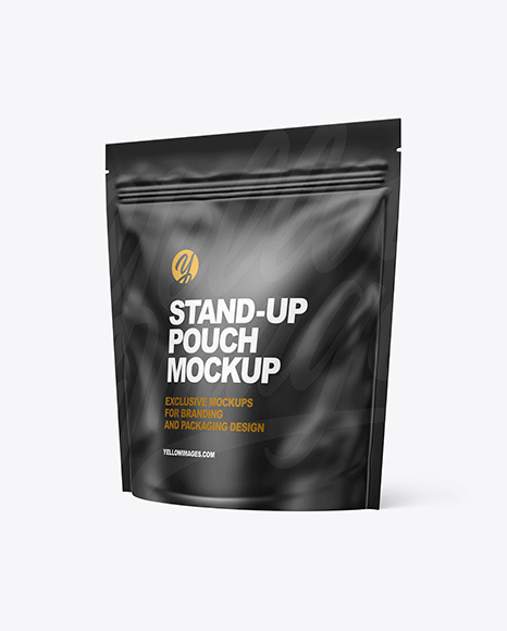 Matte Stand-up Pouch Mockup