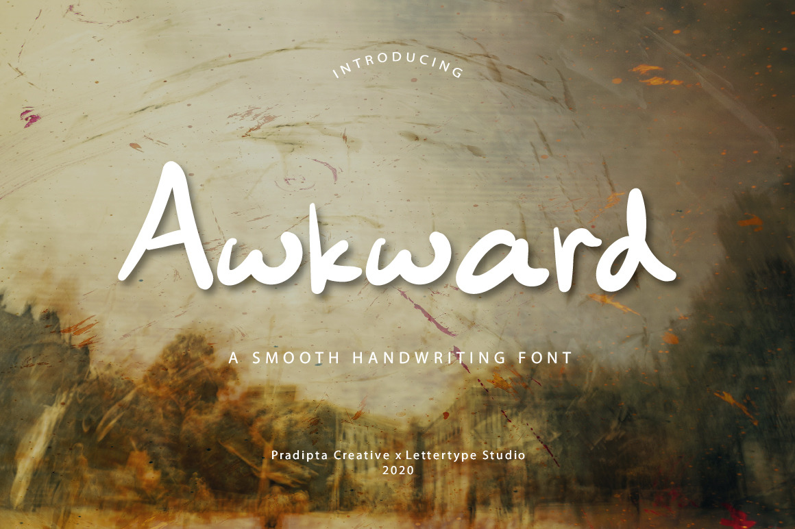 Awkward Handwriting Typeface Awkward Handwriting Typeface