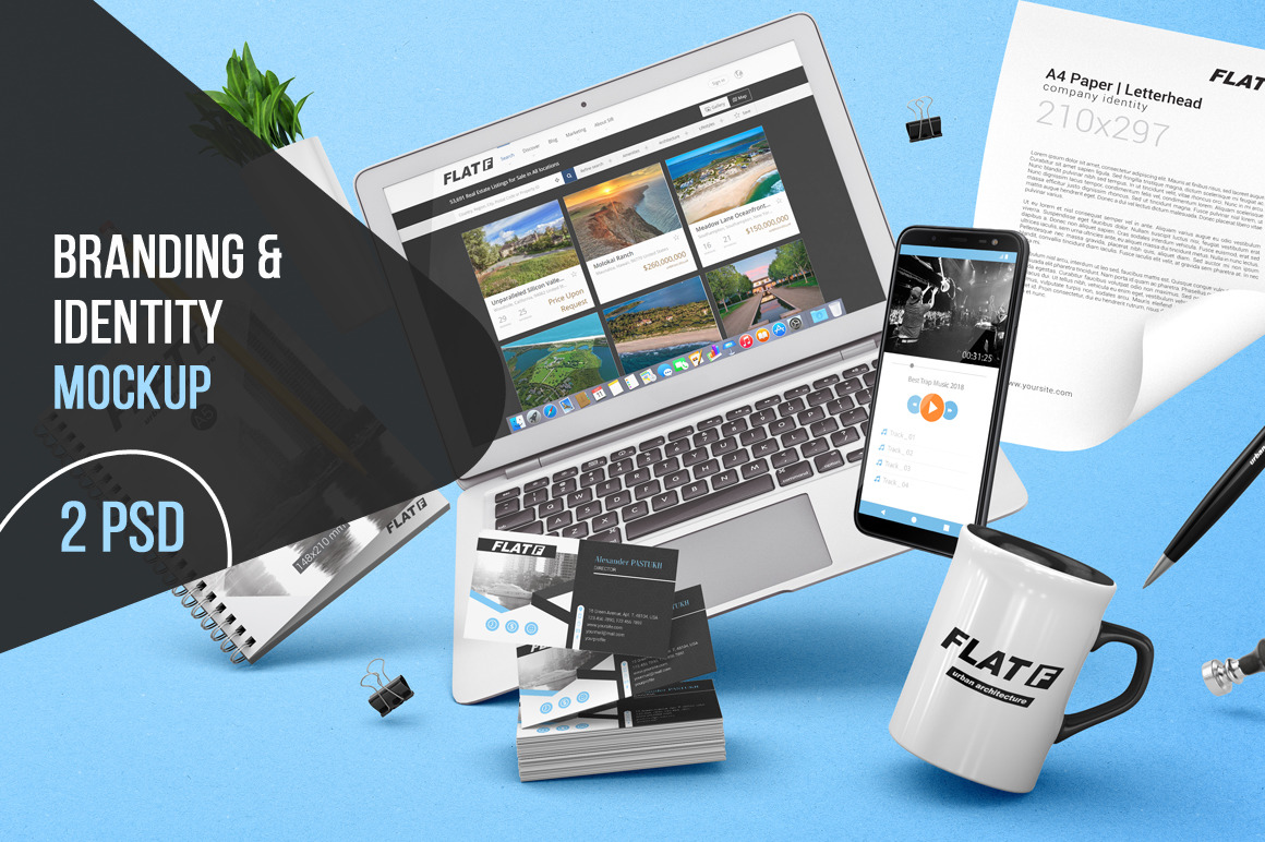 Branding & Identity Mockup Branding & Identity Mockup