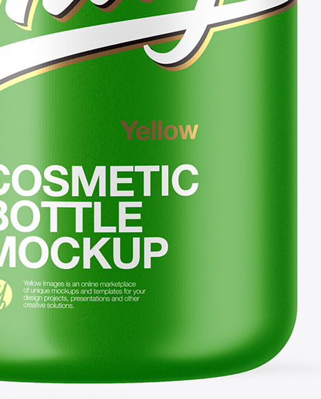 300ml Matte Cosmetic Bottle Mockup