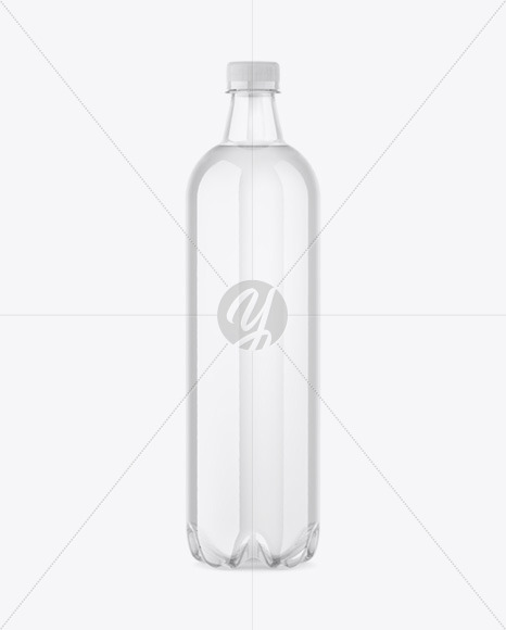 Clear Plastic Water Bottle Mockup