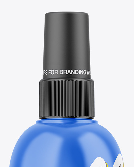 Glossy Spray Bottle Mockup