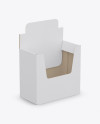 36x Sachets Open Box Mockup - Halfside View