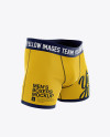 Boxer Briefs Mockup - Half Side View