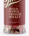 Mixed Pepper Grinder Mockup