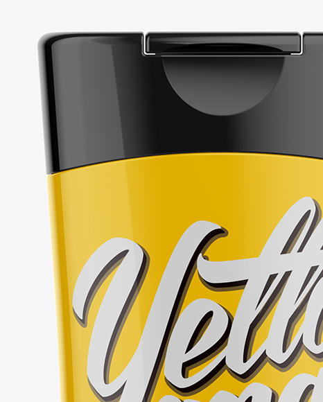 Glossy Shampoo Bottle Mockup