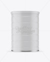 Matte Tin Can Mockup