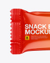 Glossy Snack Bar Mockup