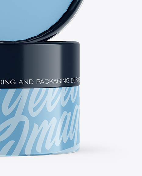 Glossy Cosmetic Jars Mockup