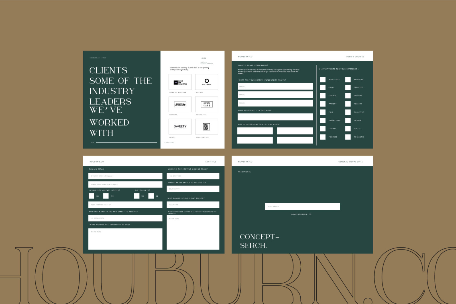 Houburn.CO Googleslide Template