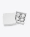 Box of Chocolates Mockup - High Angle Shot