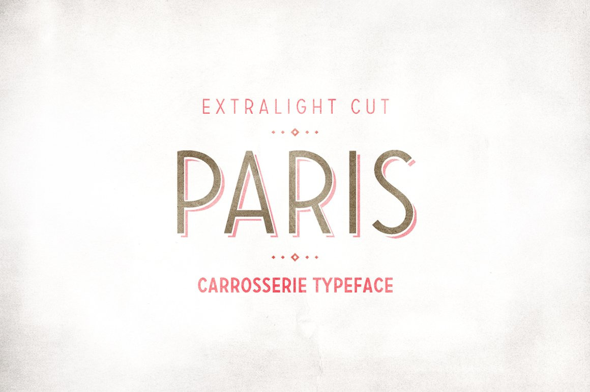 Carrosserie Typeface Carrosserie Typeface