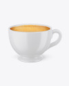 Glossy Coffee Cup Mockup