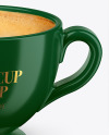 Glossy Coffee Cup Mockup