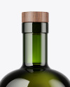 Green Glass Bottle Mockup