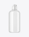 300ml Clear Cosmetic Bottle Mockup