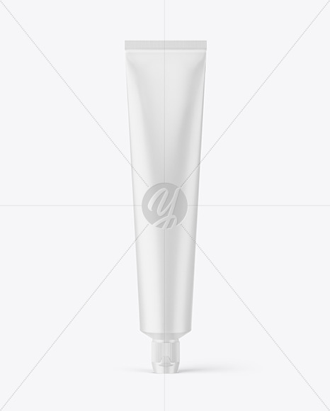 Matte Cream Tube Mockup