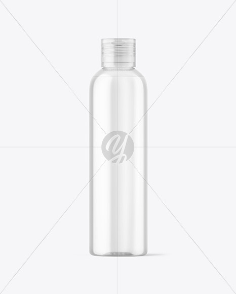 Clear Cosmetic Bottle Mockup