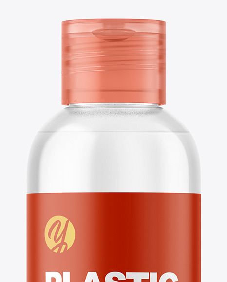 Clear Cosmetic Bottle Mockup