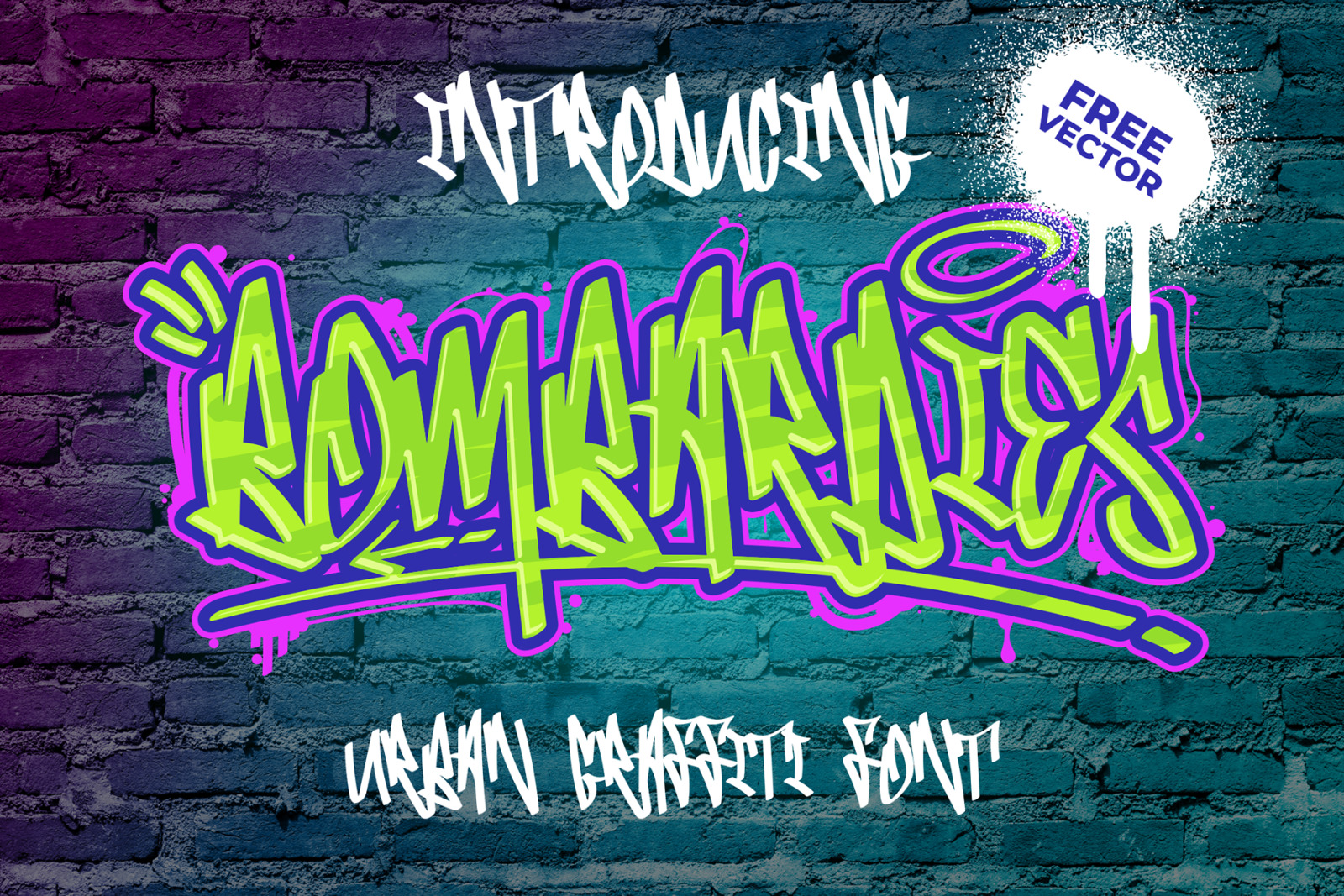 Bombardies - Urban Graffiti Font Bombardies - Urban Graffiti Font