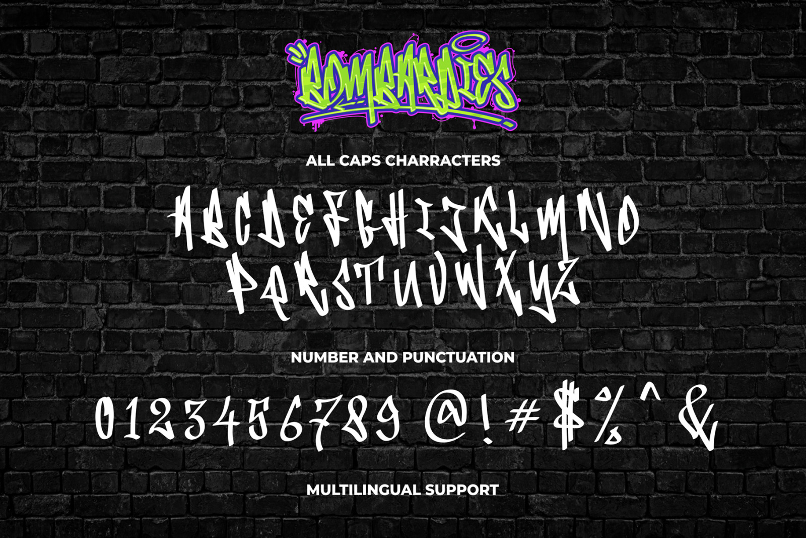 Bombardies - Urban Graffiti Font Bombardies - Urban Graffiti Font