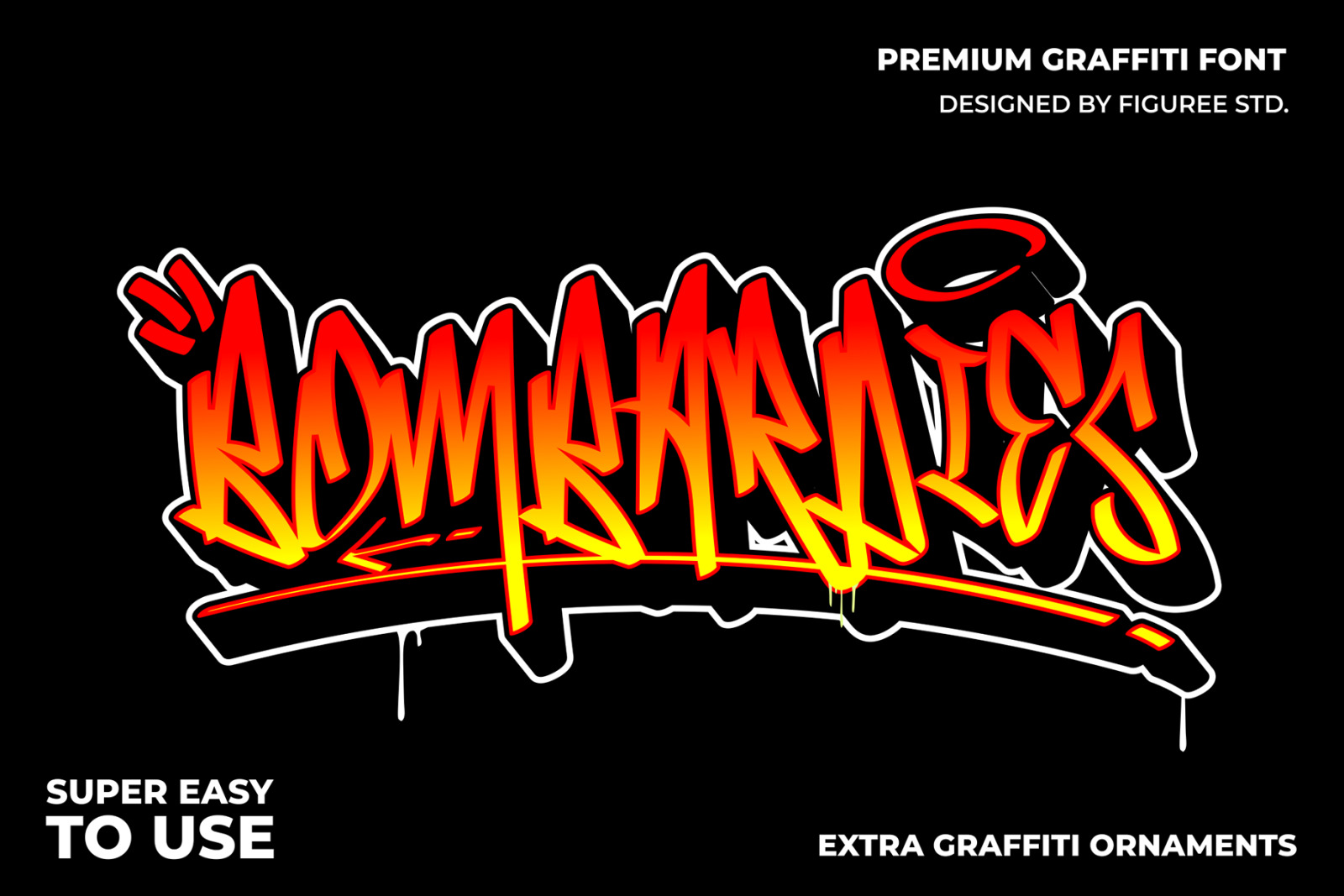Bombardies - Urban Graffiti Font Bombardies - Urban Graffiti Font